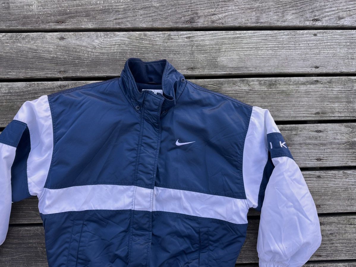 Nike × Vintage Vintage 90s Nike Puffer Jacket Size L / US 10 / IT 46 - 3 Thumbnail