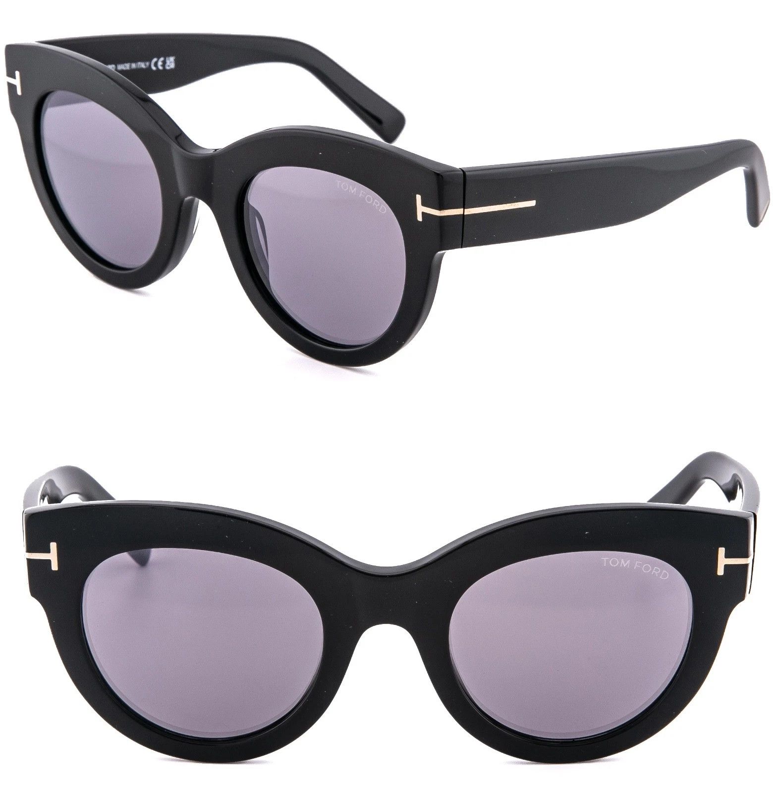 Tom Ford TOM FORD LUCILLA TF1063 01C Black Sunglasses 1063 FT1063 Size ONE SIZE - 1 Thumbnail