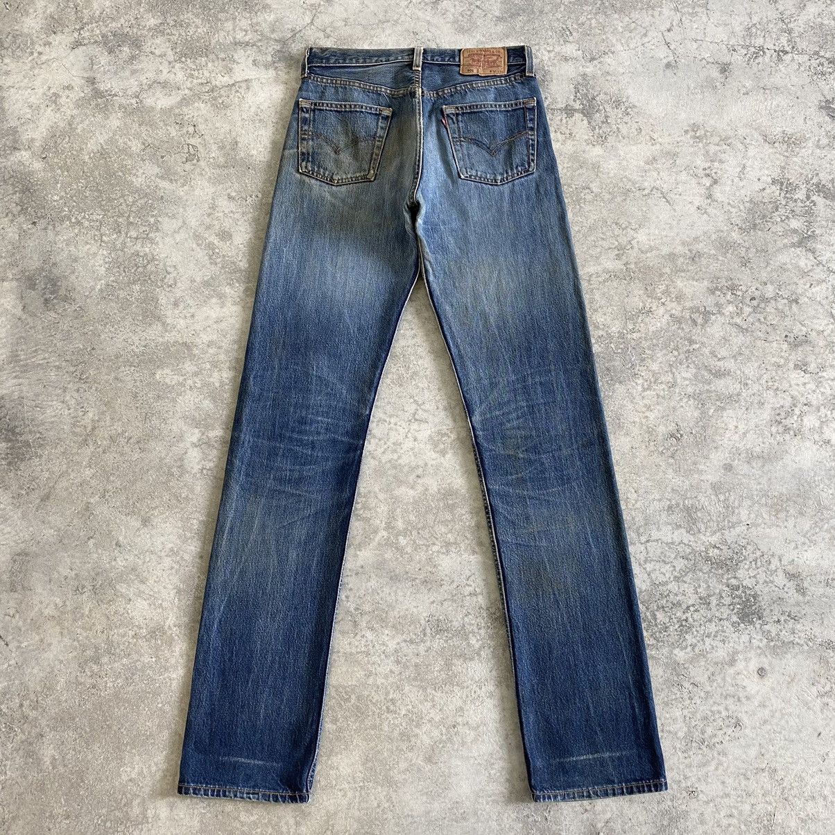 Levi's Vintage 90’s Levis 501 Faded Blue Dirty Denim Jeans Size US 29 - 13 Thumbnail