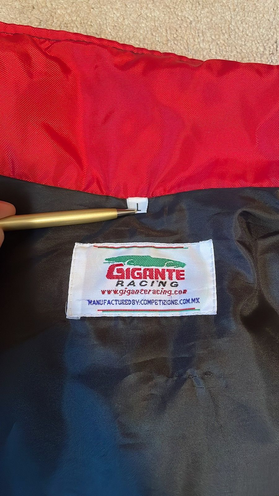 Vintage Gigante Racing Jacket Size US L / EU 52-54 / 3 - 6 Thumbnail