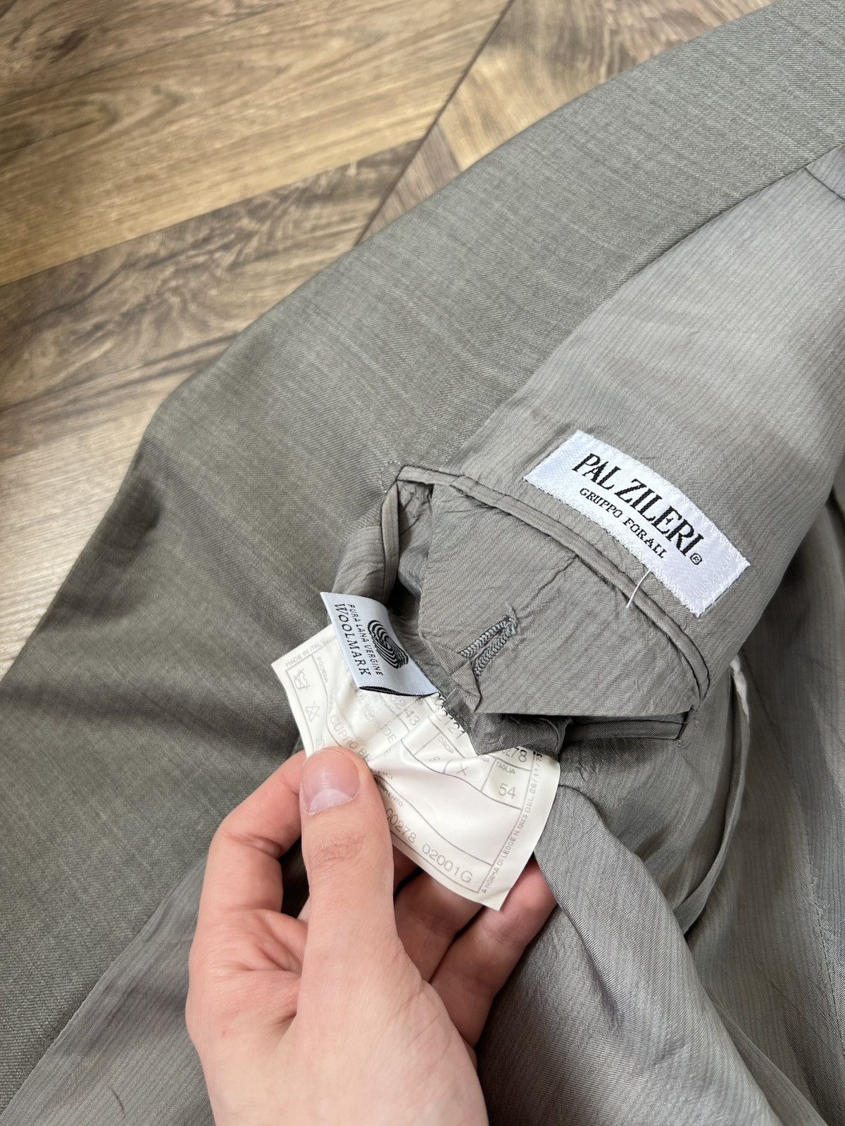 Pal Zileri Vintage Pal Zileri Classic Two Piece Gray Suit Size 54R - 10 Thumbnail