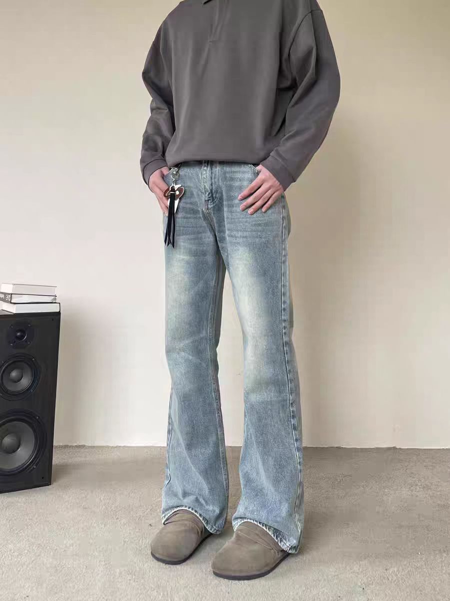Jean Blue relaxed-fit casual jeans Size US 34 / EU 50 - 1 Thumbnail