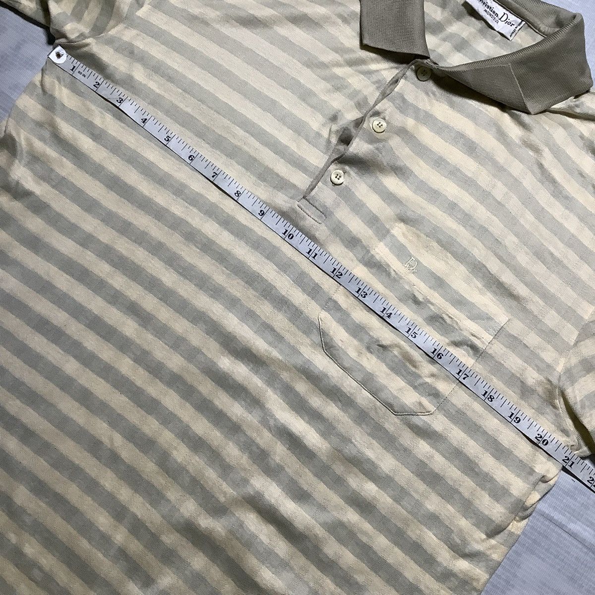 Christian Dior Monsieur Christian Dior Monsieur Polo Texture Vintage Size US L / EU 52-54 / 3 - 8 Thumbnail