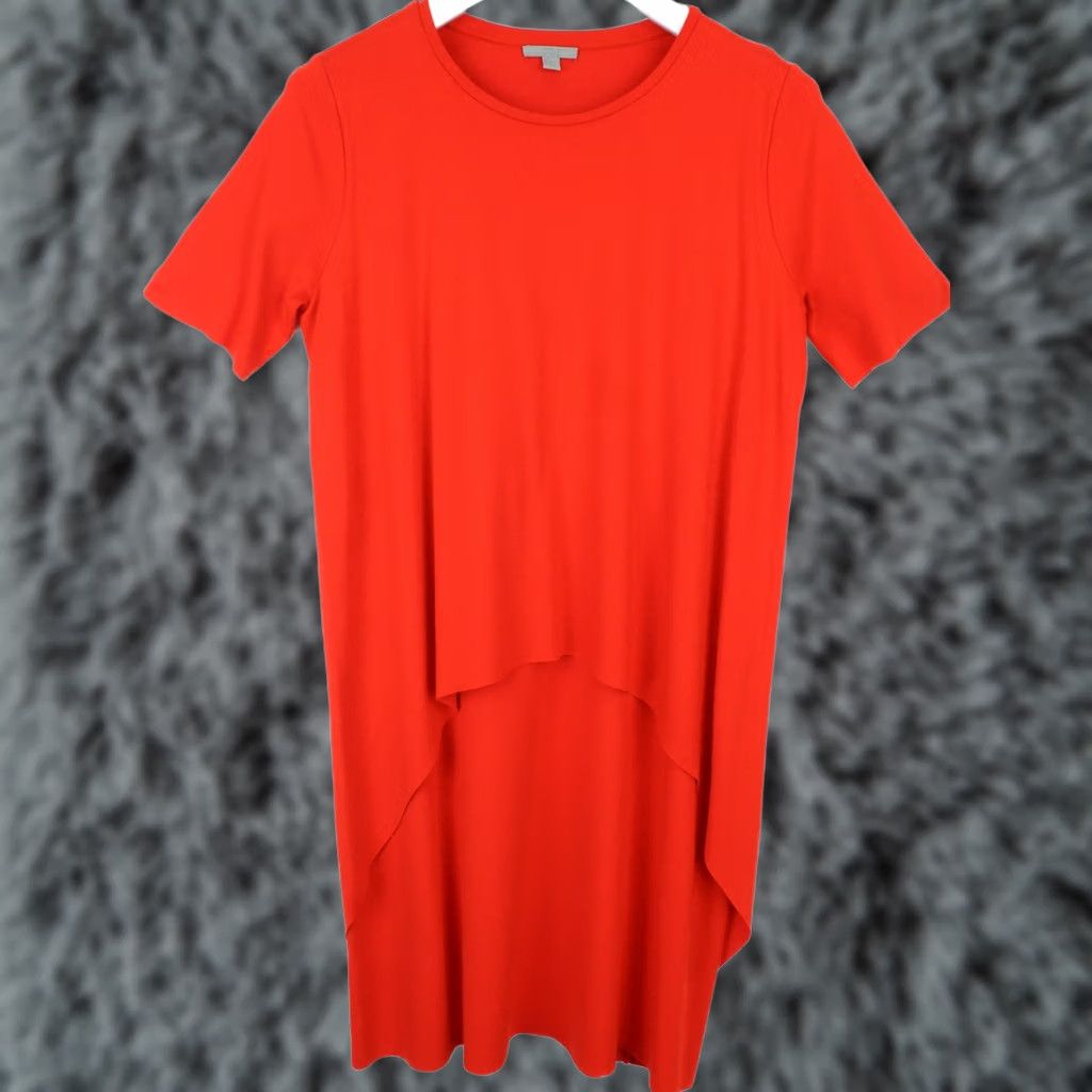 Cos COS Dress Women's M Short Sleeve Round Neck Jersey Mini Red Size 32" / US 10 / IT 46 - 1 Thumbnail
