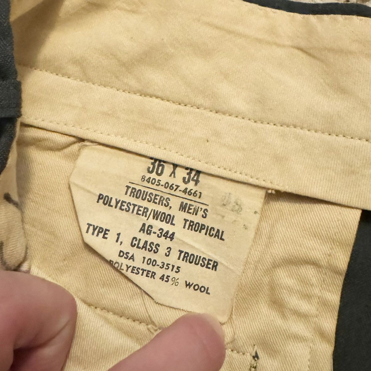 Vintage VINTAGE OLIVE GREEN MILITARY TROUSERS! Size US 34 / EU 50 - 7 Thumbnail