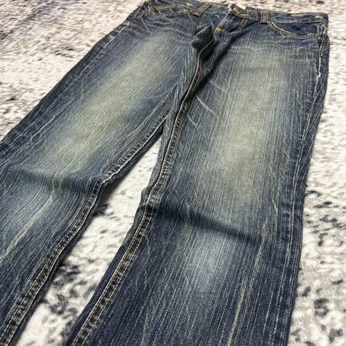 Edwin Vintage Edwin Something Fade Wash Flare Jeans Size 27" / US 4 / IT 40 - 6 Thumbnail