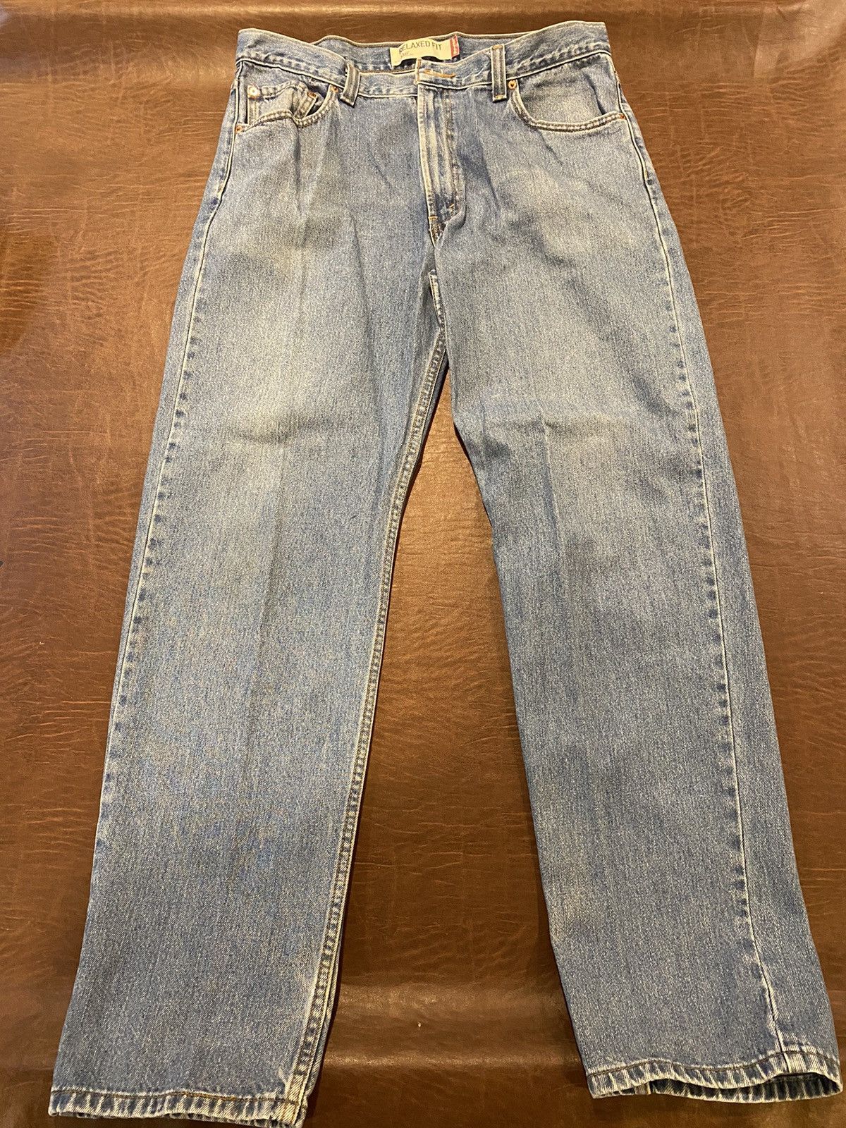 Crazy Vintage 90s Faded Distressed Levi’s 550 Jeans Denim