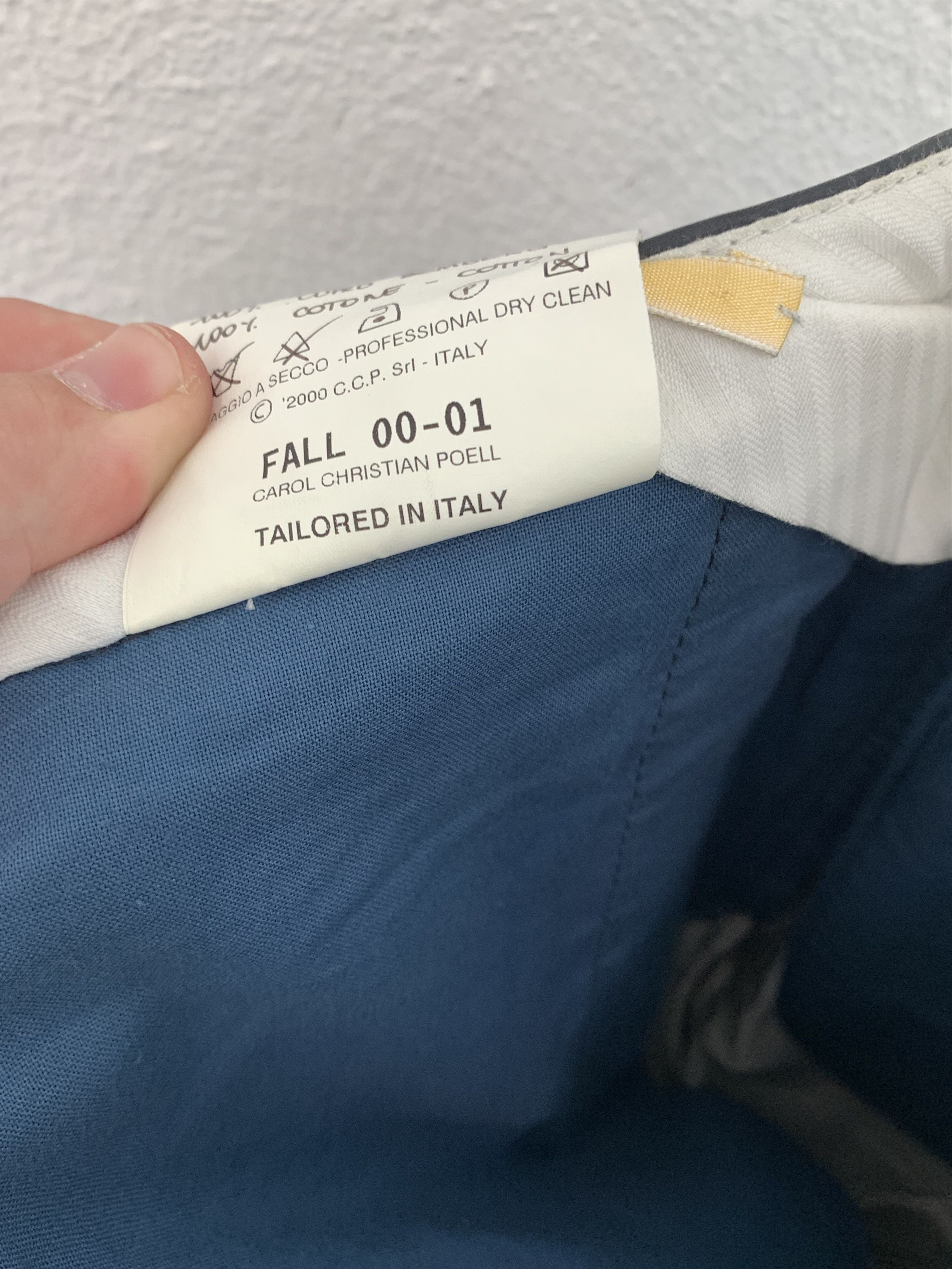 Carol Christian Poell CAROL CHRISTIAN POELL MALE FALL 2000 2001 LEATHER PANTS Size US 32 / EU 48 - 16 Thumbnail