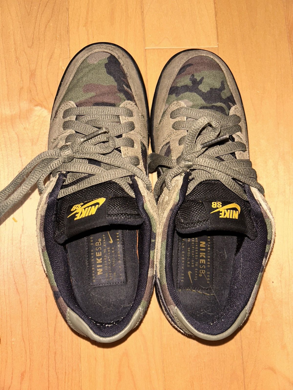 Nike RARE SKATE CAMO Nike SB Dunk Low Size US 8 / EU 41 - 5 Thumbnail