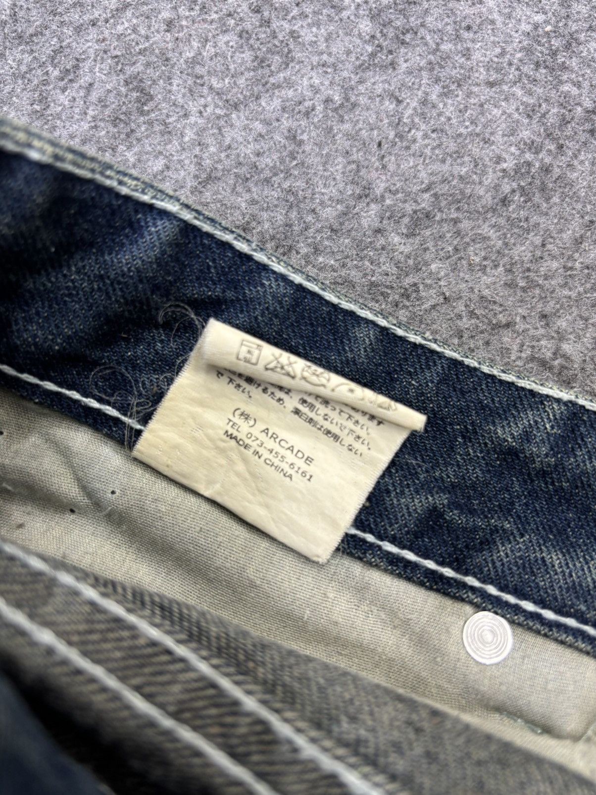 Japanese Brand Superubis Heavy Art Denim F779 Size US 32 / EU 48 - 14 Thumbnail