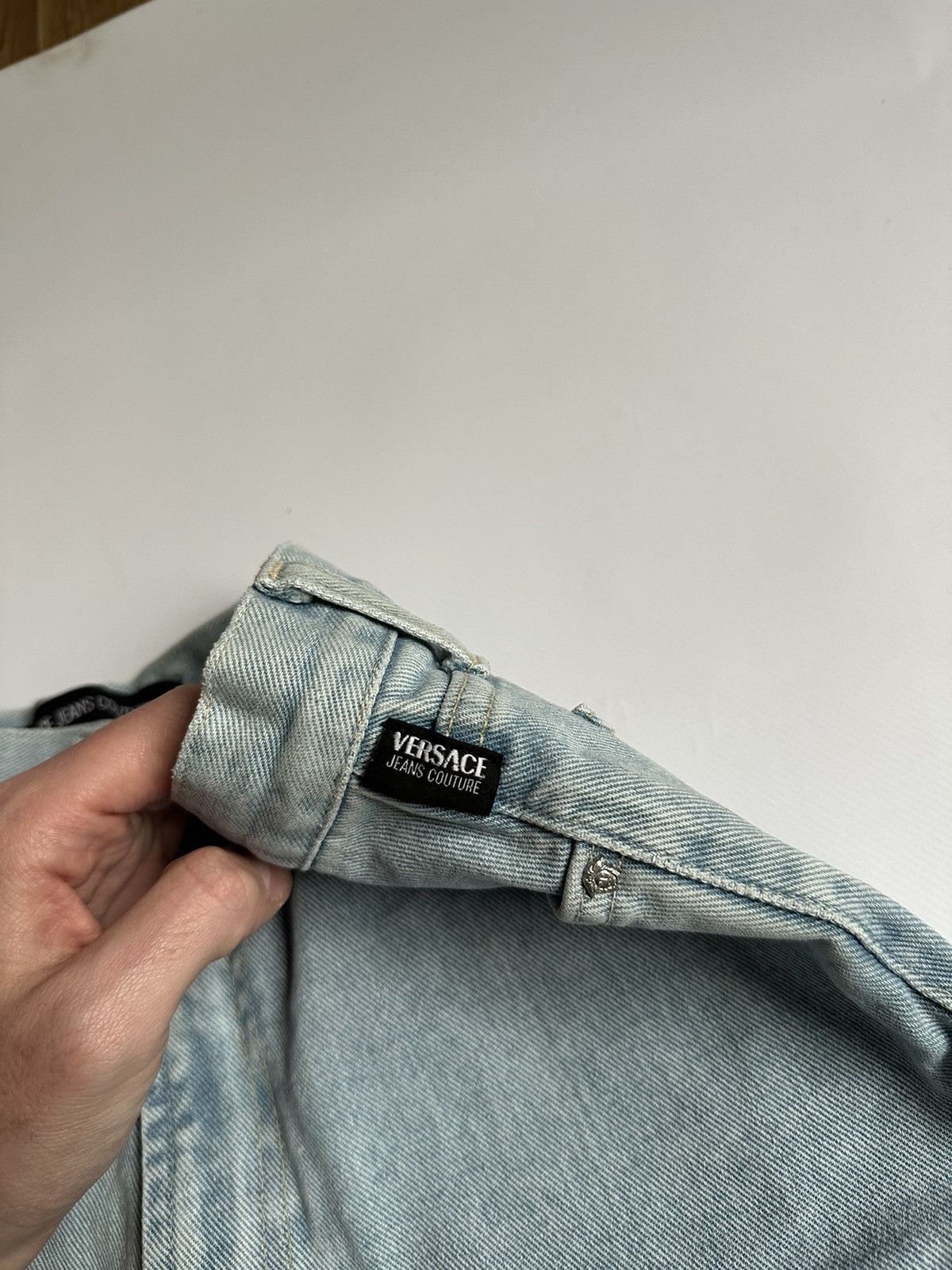 Versace × Versace Jeans Couture × Vintage Vintage Versace Jeans Couture Denim Jeans Medusa Size 29 Size 29" - 9 Thumbnail