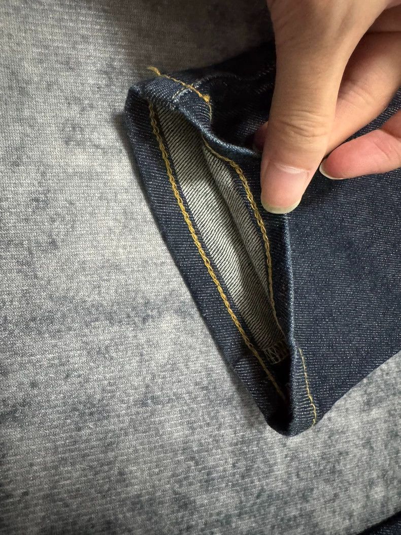 Saint Laurent Paris Saint laurent paris 13 FW dark blue primary base cow jeans Size US 31 - 6 Thumbnail