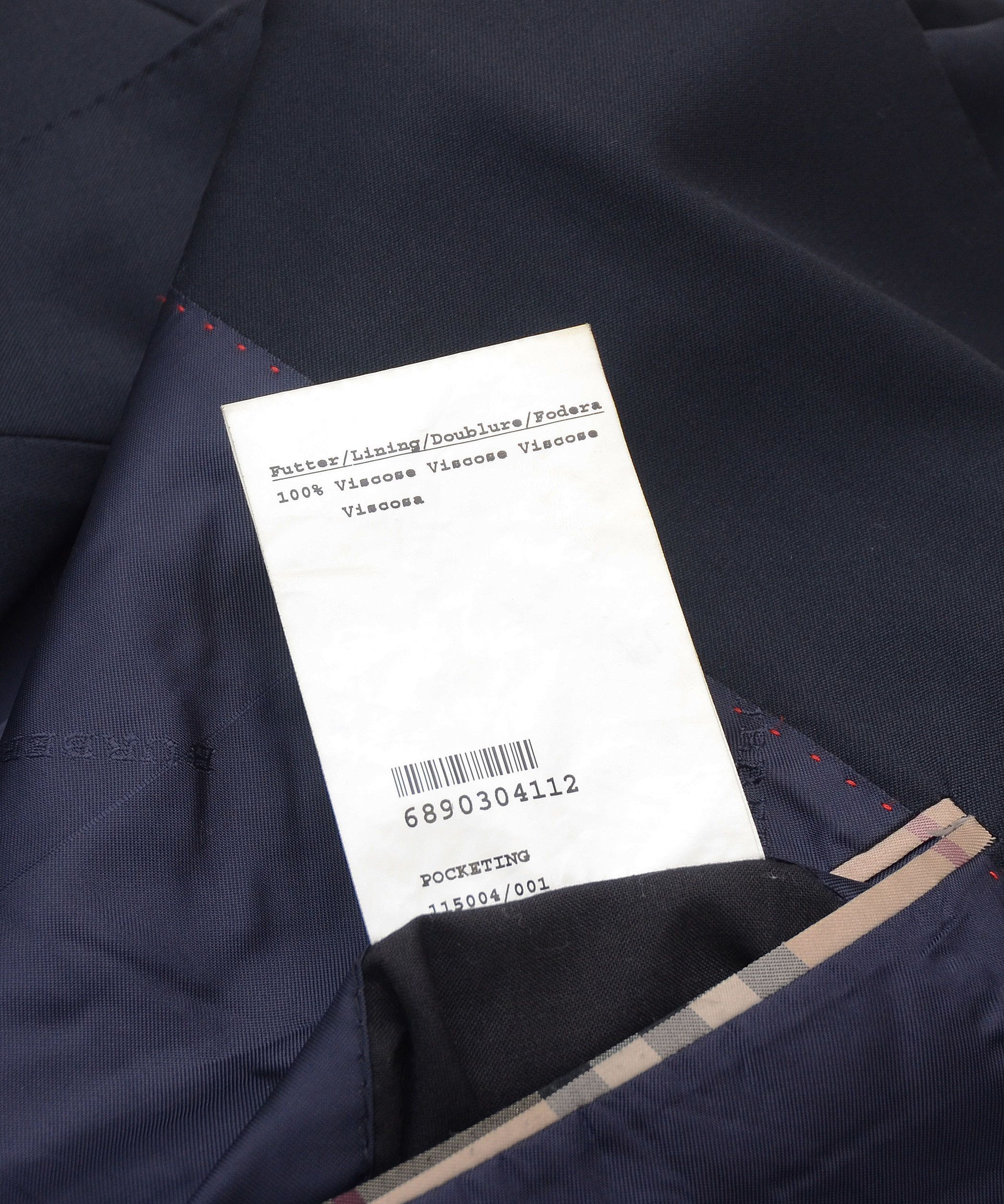Burberry Luxury Burberry London Super 100 Blazer Navy Old Money Size 50R - 13 Thumbnail