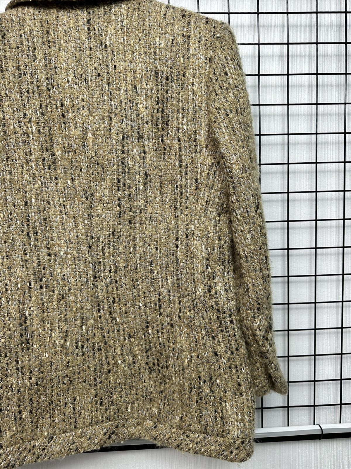 Giovanni Valentino × Valentino 🔥Rare Vintage Valentino Botique tweed Blazer Jacket Women 8 Size M / US 6-8 / IT 42-44 - 16 Thumbnail