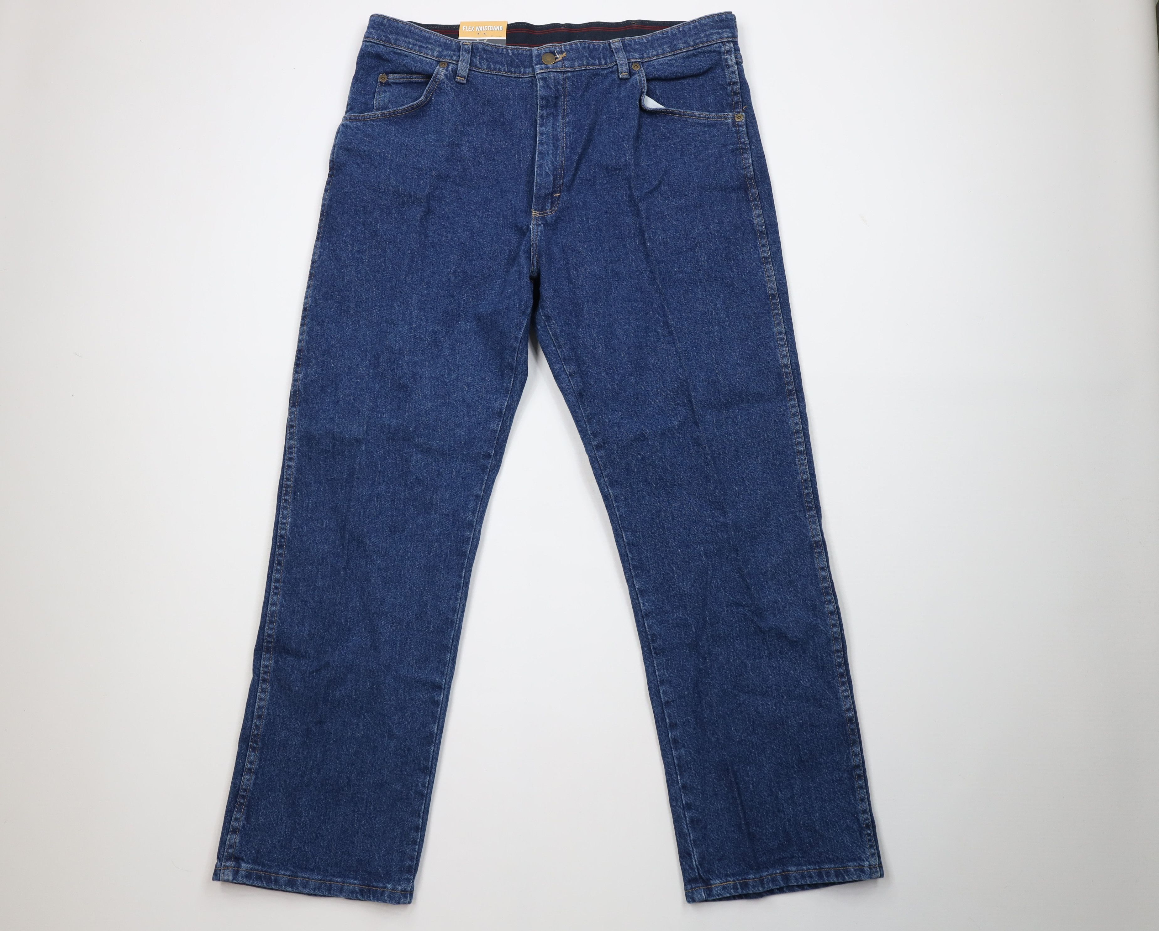 Wrangler Deadstock Vintage Y2K Wrangler Fit Stretch Denim Jeans Blue Size US 38 / EU 54 - 1 Thumbnail