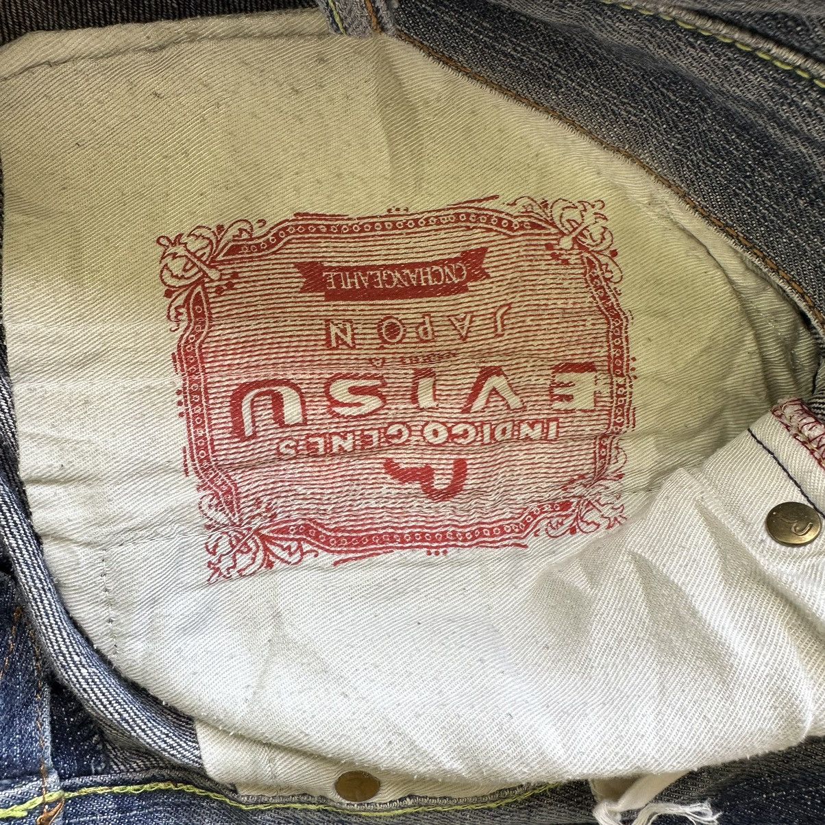 Evisu Vintage Japanese EVISU Faded Denim Indigo Pant Jean W39 Size US 39 - 7 Thumbnail
