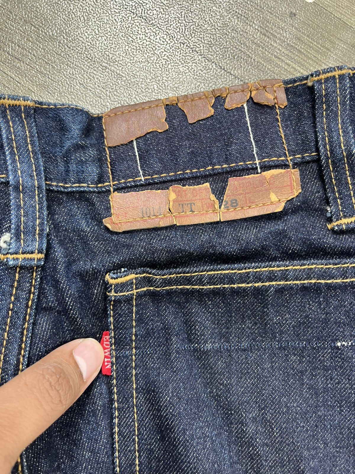Japanese Brand 2000s Edwin 1014 TT Ifsixwasnine Lgb Style Flared Jeans Size US 27 - 13 Thumbnail
