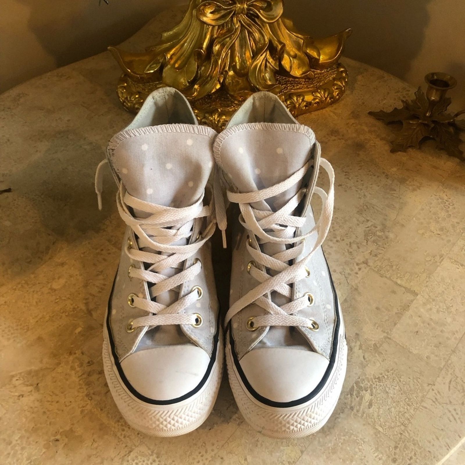 Converse Converse polka dot hi top Sz:8 Size US 8 / IT 38 - 3 Thumbnail