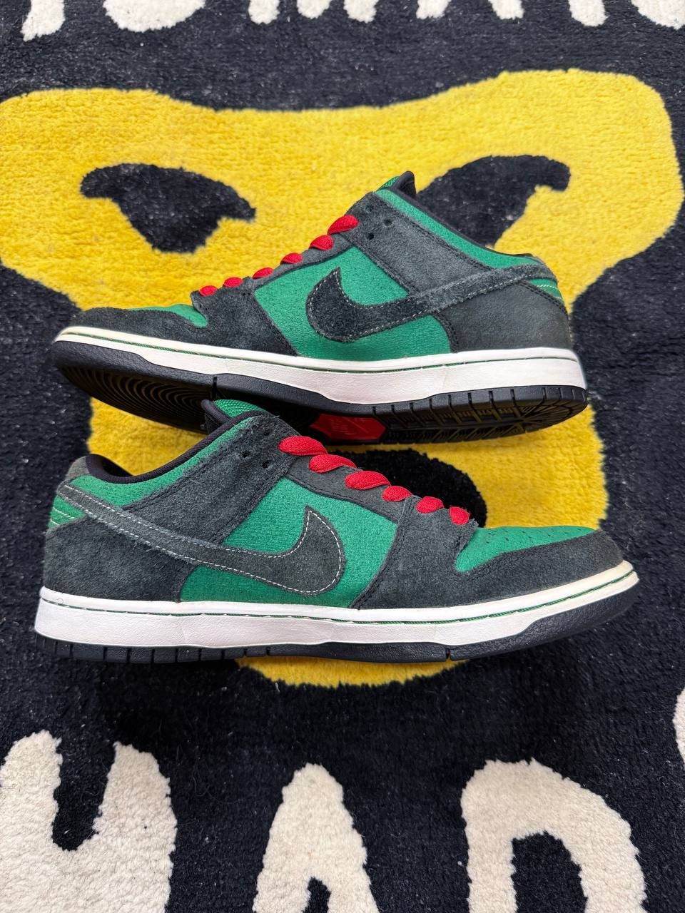 Nike Nike SB Dunk Low Pine Green Black (2012) 313170-306 Size US 8.5 / EU 41-42 - 3 Thumbnail