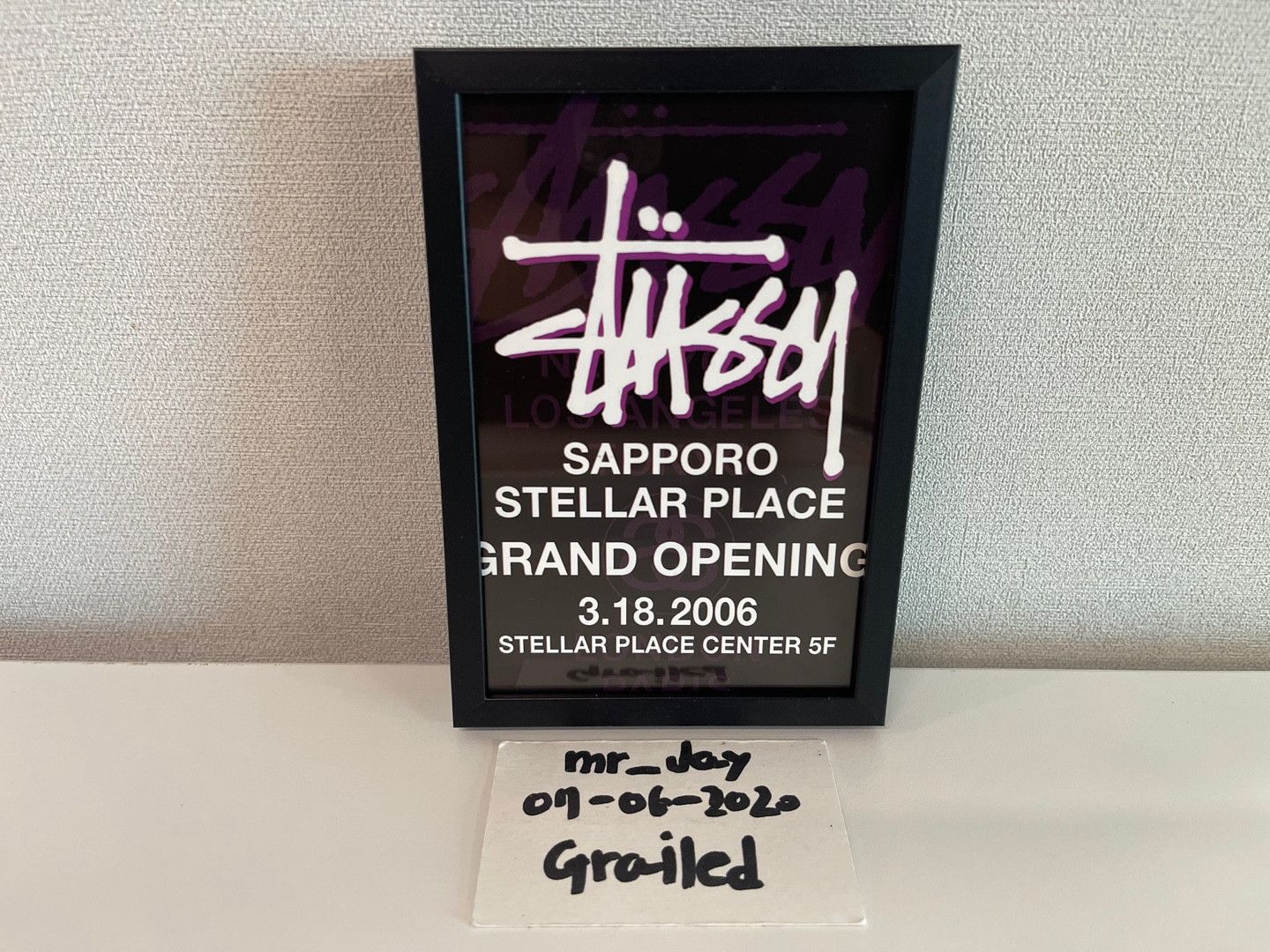 Stussy Stussy SAPPORO STELLAR PLACE CHAPT art Postercards 2006 Size ONE SIZE - 3 Thumbnail