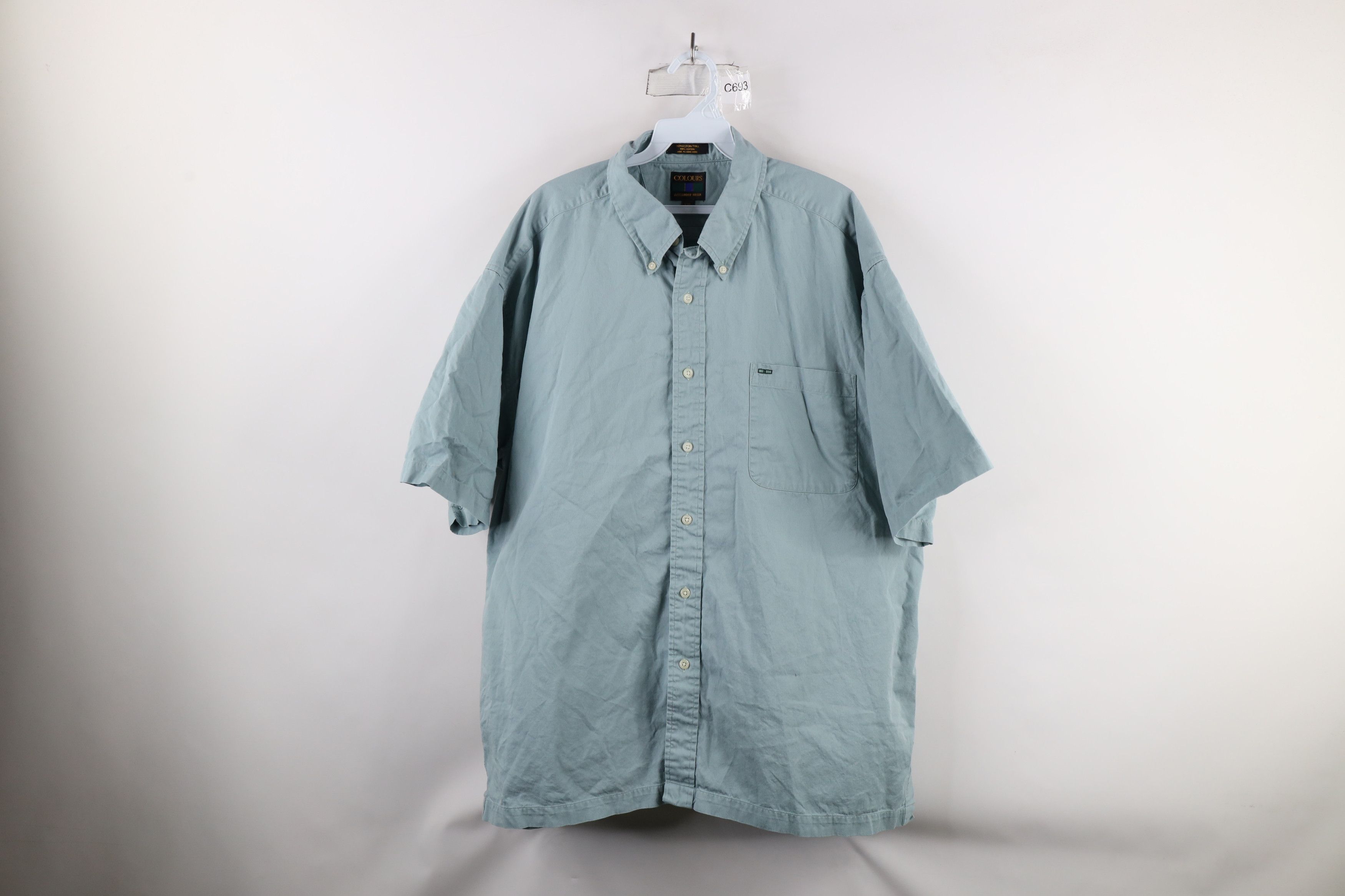 Vintage Vintage 90s Streetwear Short Sleeve Collared Button Shirt Size US XXL / EU 58 / 5 - 1 Thumbnail
