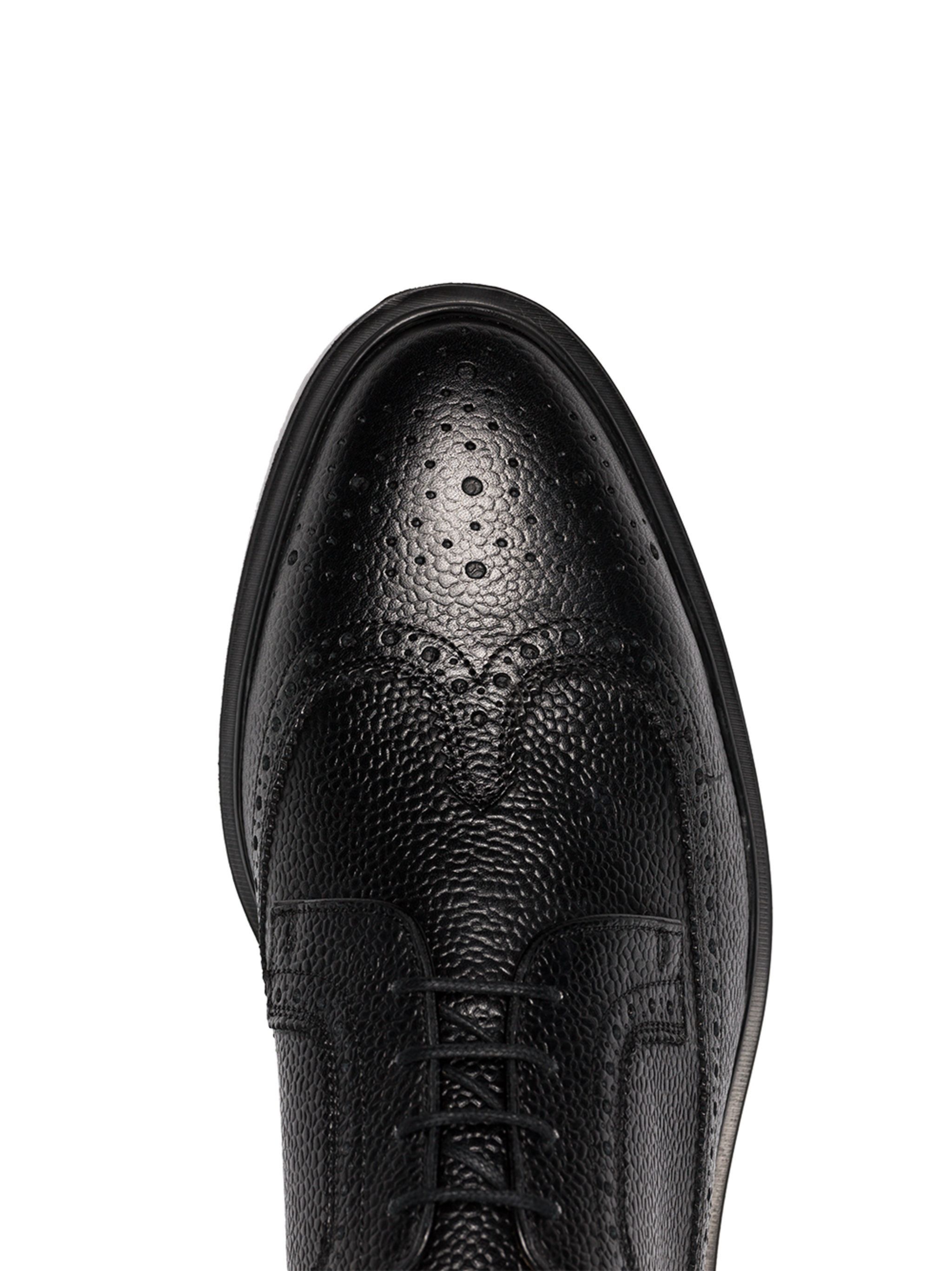 Thom Browne o1s22i1n1124 Leather Lace-up Shoes in Black Size US 7 / EU 40 - 4 Thumbnail