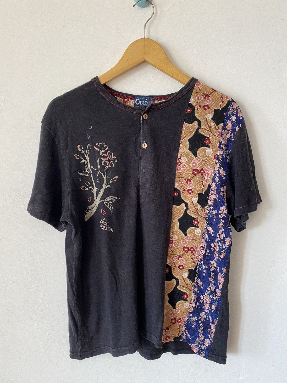 Affliction × Japanese Brand × Seditionaries Japanese Sukajan Oblo T-Shirt Size US L / EU 52-54 / 3 - 3 Thumbnail