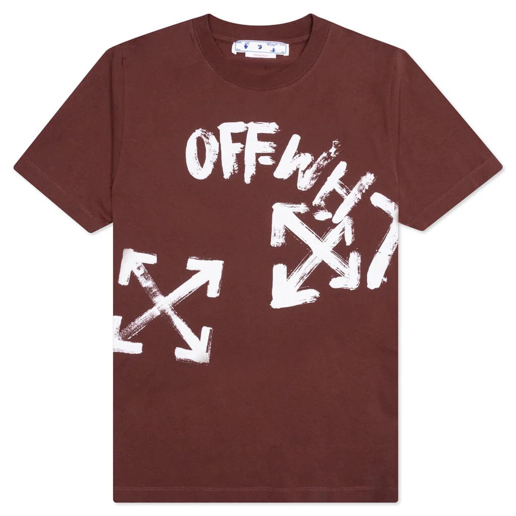 Off-White o1w1db10824 Paint Script Over Skate in Tee Size US L / EU 52-54 / 3 - 1 Thumbnail