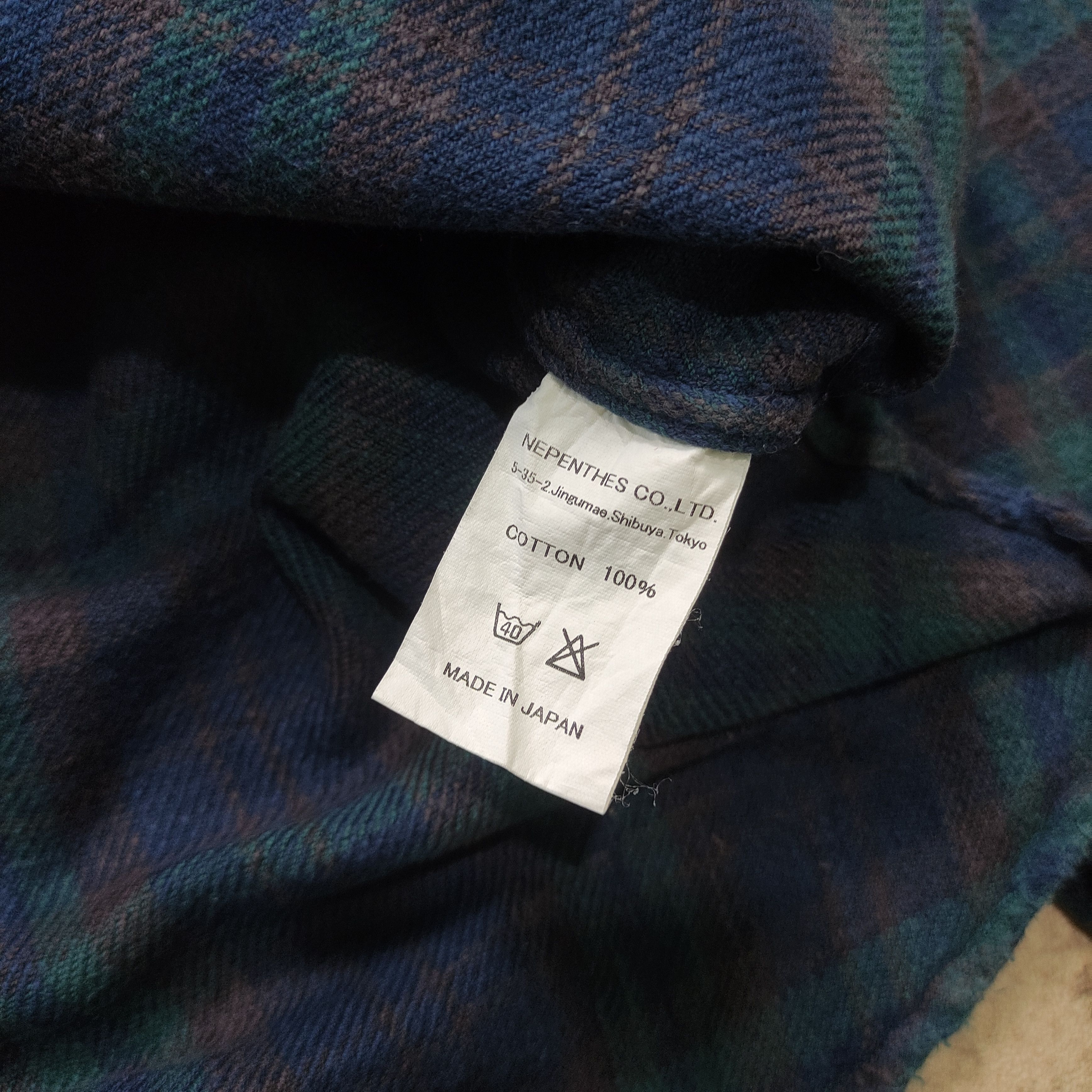 South2 West8 South2 West8 Flannel Shirt by Nepenthes Size US S / EU 44-46 / 1 - 8 Thumbnail