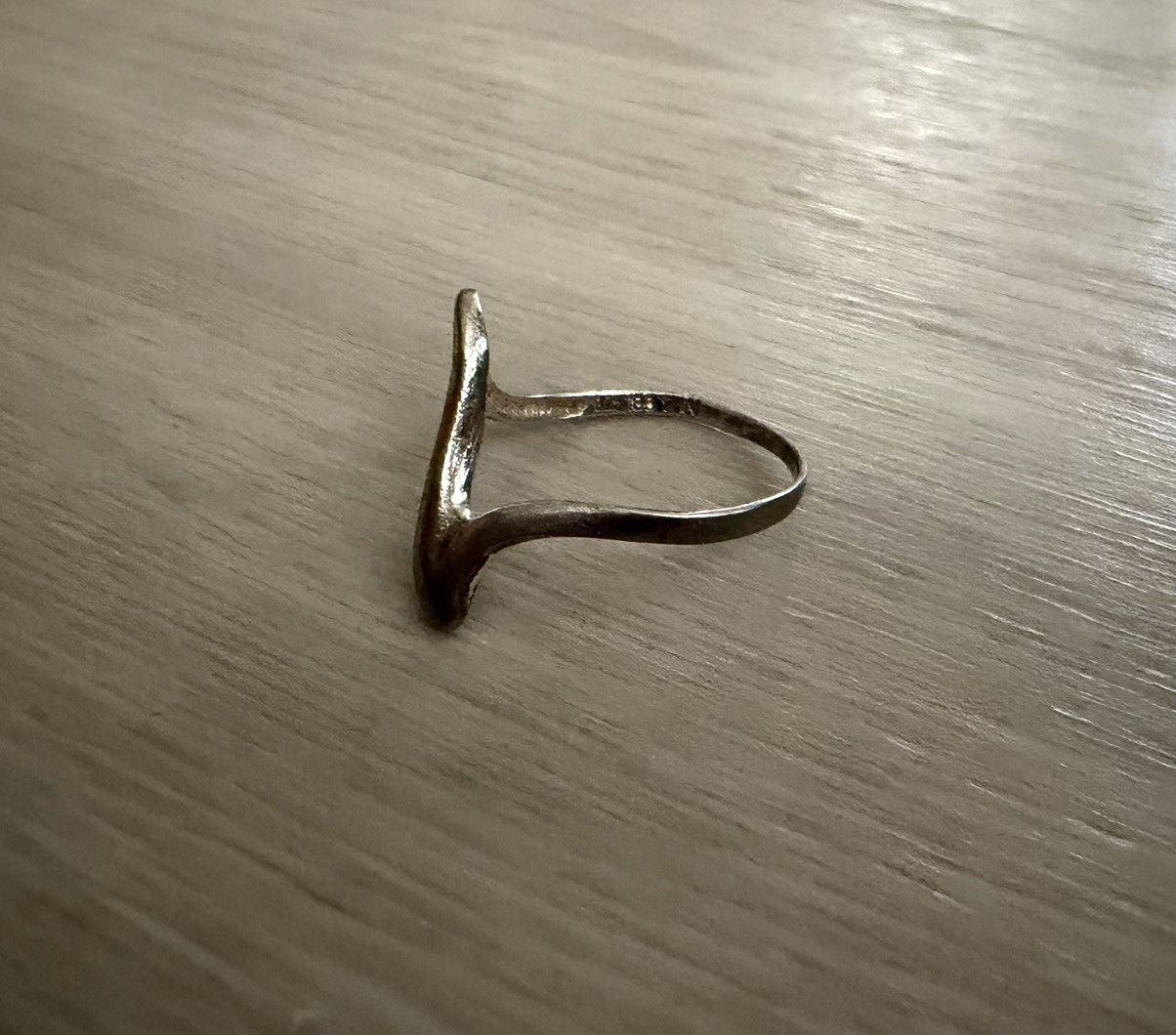 Vintage Vintage Silver 925 IBB Thailand Modernist Minimalist Sz 7.75 Size ONE SIZE - 3 Thumbnail
