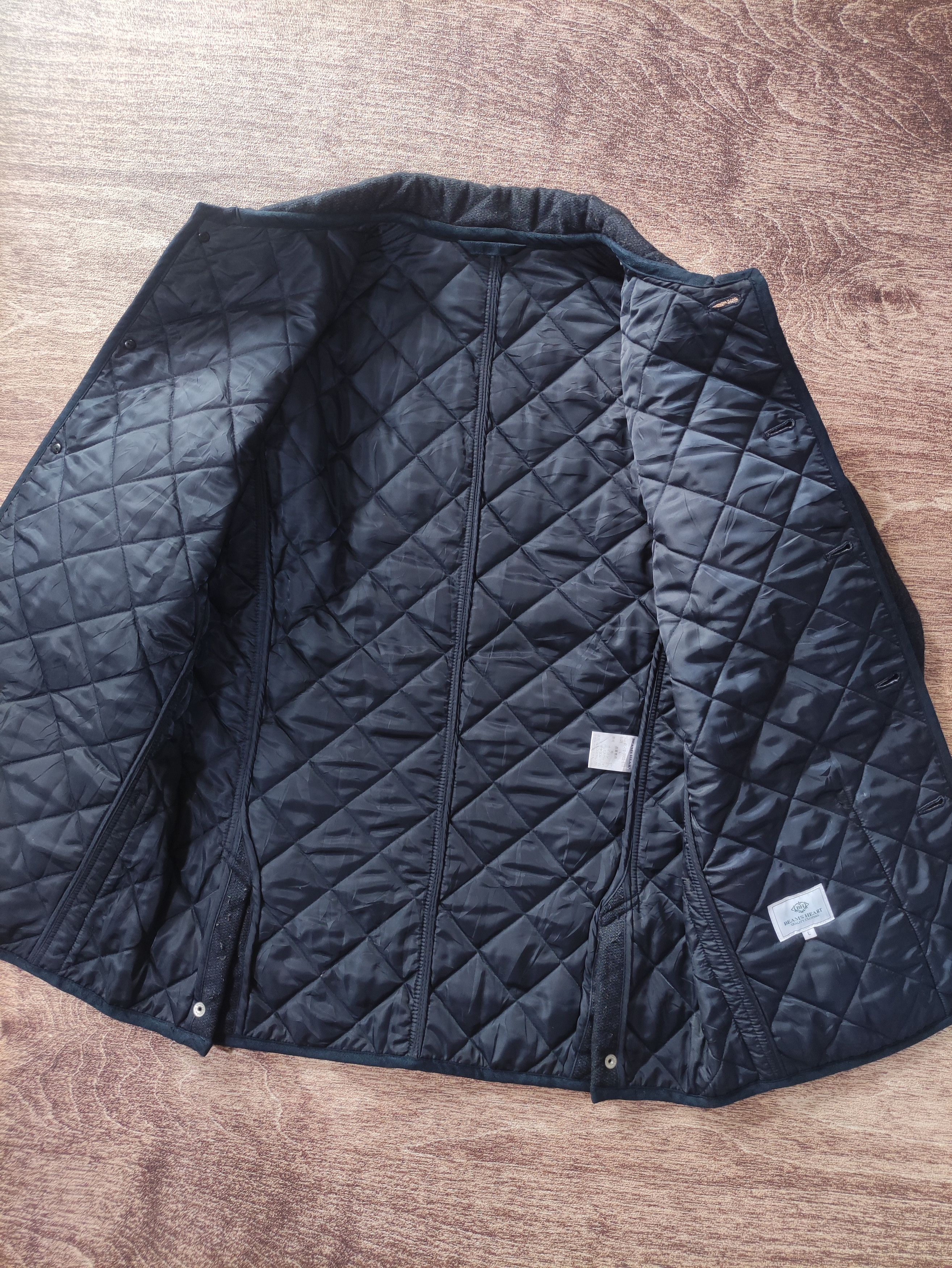 Beams Plus × Japanese Brand BEAMS HEART QUILTED JACKET Size US L / EU 52-54 / 3 - 6 Thumbnail