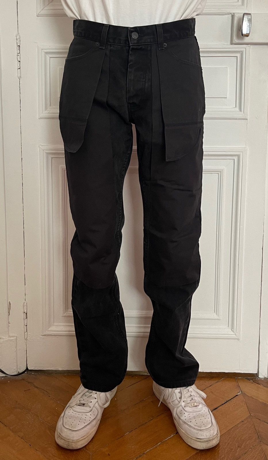 Helmut Lang Helmut Lang legendary inside out denim jeans black Size US 31 - 1 Thumbnail