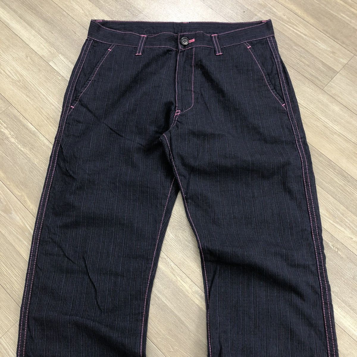 Comme des Garcons × Comme des Garcons Homme × Comme des Garcons SHIRT 🇯🇵 Comme Des Garcons Homme CDG Striped Pants Size US 31 - 2 Thumbnail