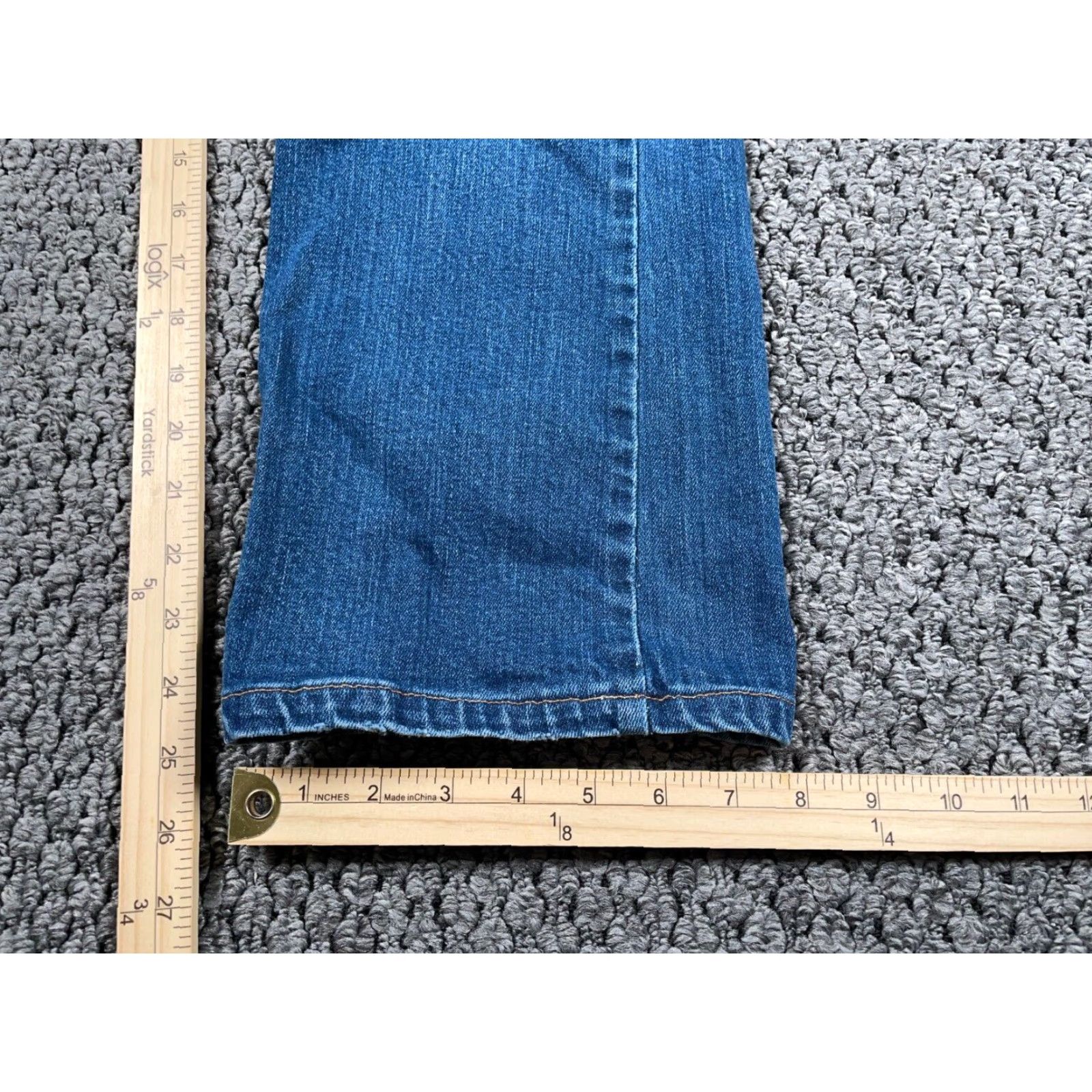 Levi's VINTAGE Levi's Jeans Bootcut Womens 8P 29 x 25 Blue Denim Stretch 515 Pocket Design Size 30" / US 8 / IT 44 - 6 Thumbnail
