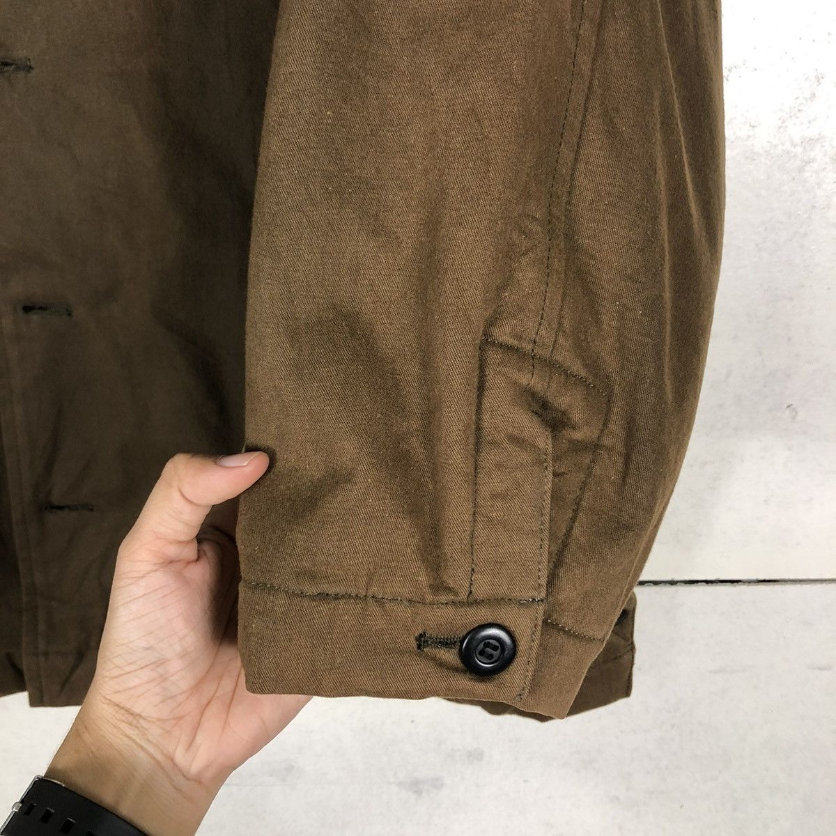 Japanese Brand 📌SUN FADED WORK JACKET DUCK CANVAS HAKKA JAPAN ISSEY MIYAKE Size US L / EU 52-54 / 3 - 16 Thumbnail