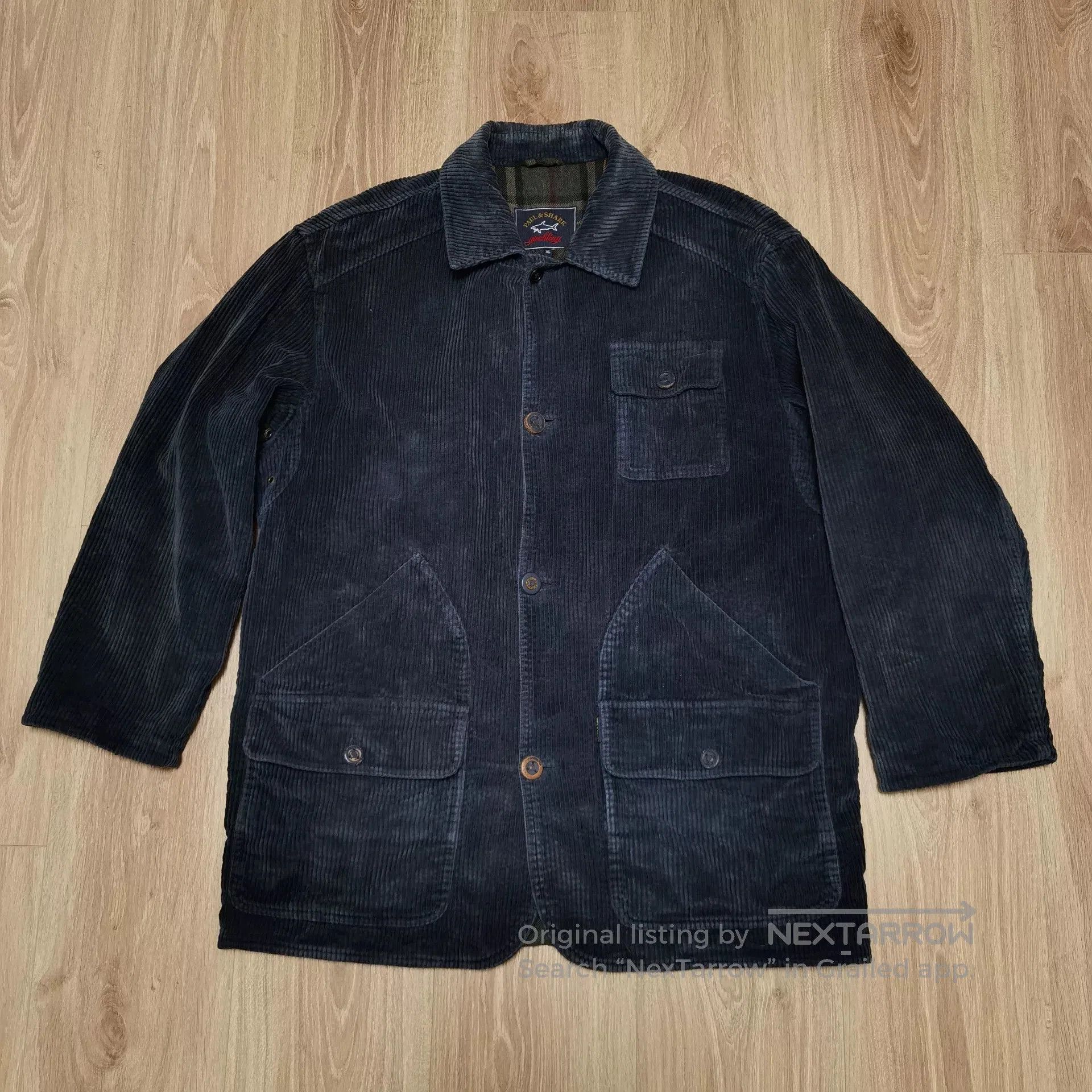 Paul & Shark PAUL&SHARK 90s Corduroy Field Jacket. Size US XL / EU 56 / 4 - 1 Thumbnail