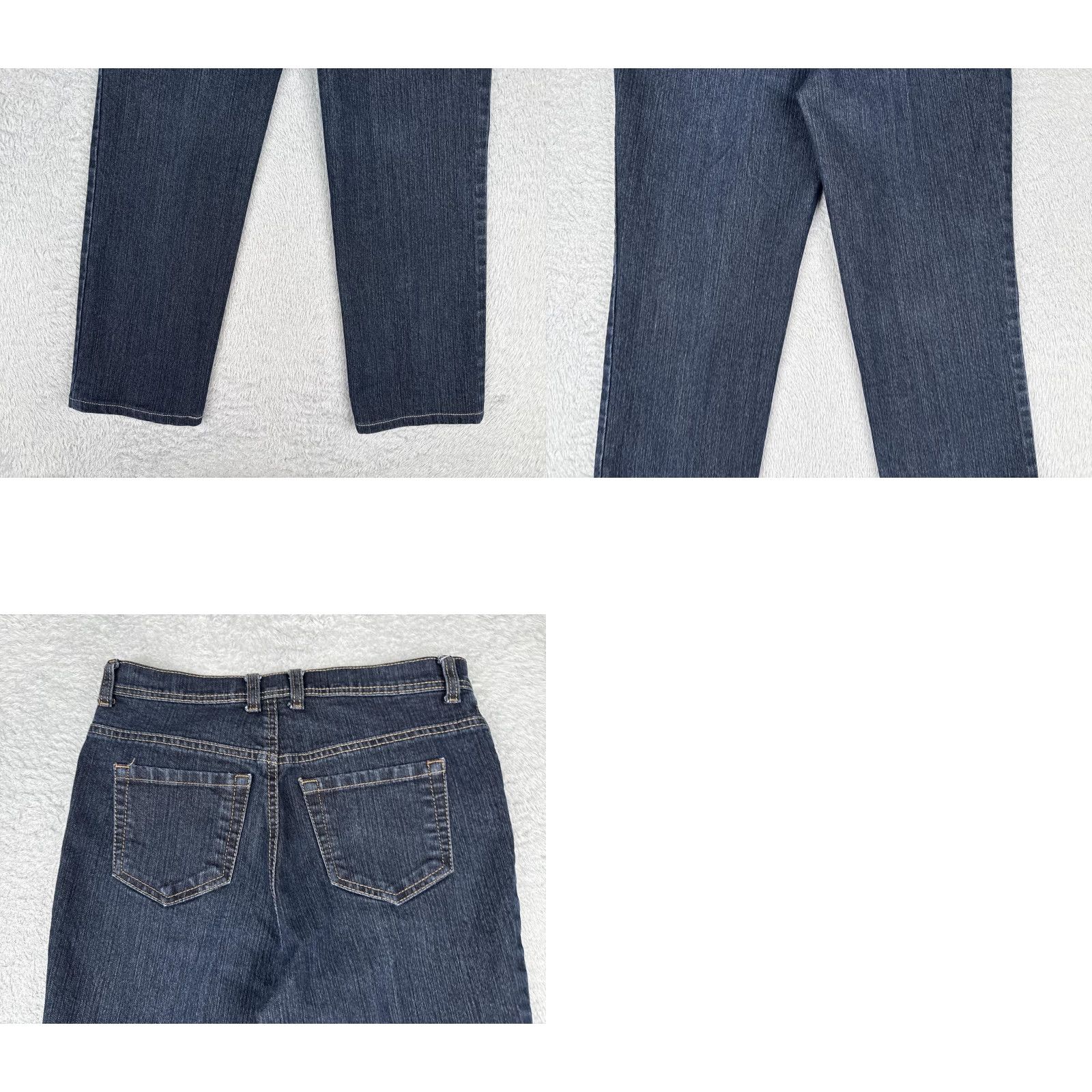 Style & Co Style & Co Petite Jeans Womens 6P Blue Dark Wash Natural Fit Five Pocket Zip Fly Size 28" / US 6 / IT 42 - 10 Thumbnail