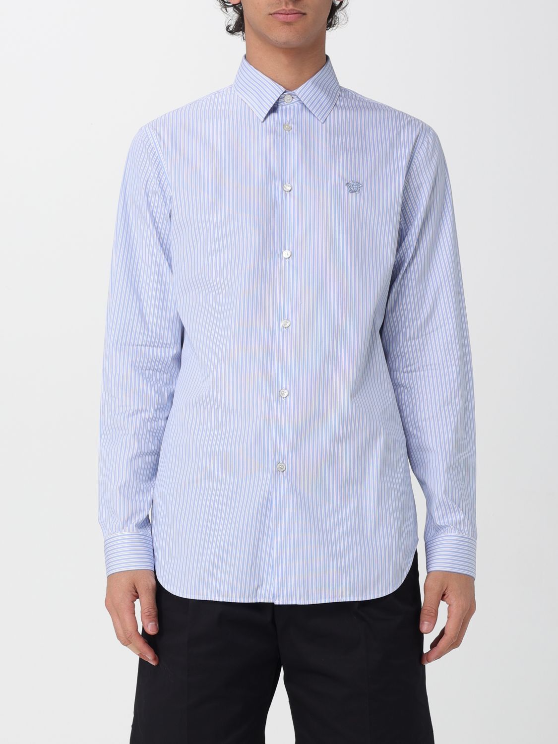 Versace Versace Shirt Men Blue Size US XL / EU 56 / 4 - 1 Thumbnail
