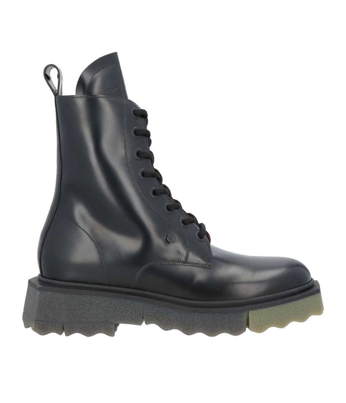 Off-White NIB $1.1K Sponge-Sole Army/Combat Boots, Italy SEND OFFERS Size US 9 / EU 42 - 4 Thumbnail