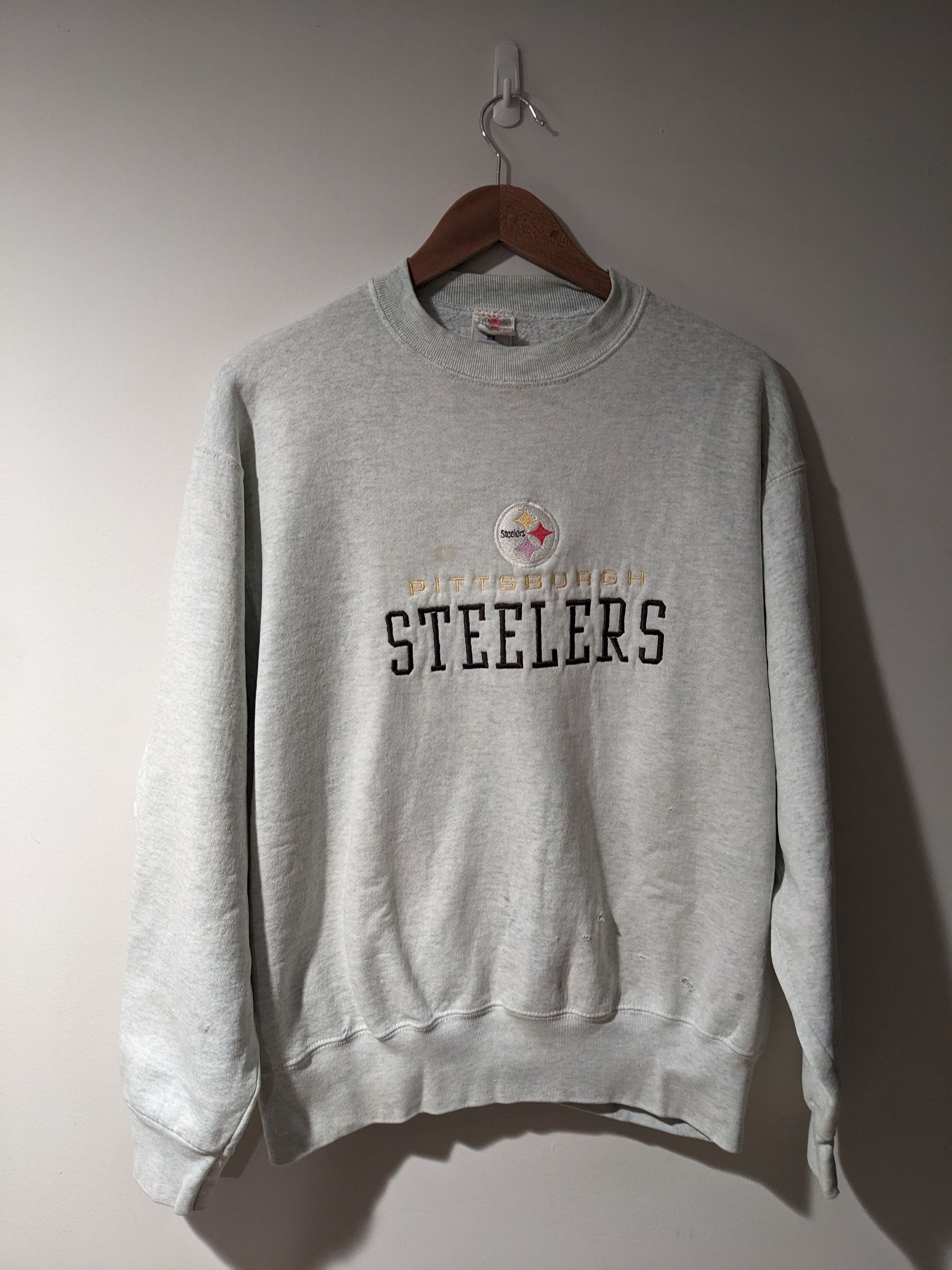 NFL Vintage 90s Pittsburgh Steelers NFL Football Sweatshirt Size US L / EU 52-54 / 3 - 1 Thumbnail