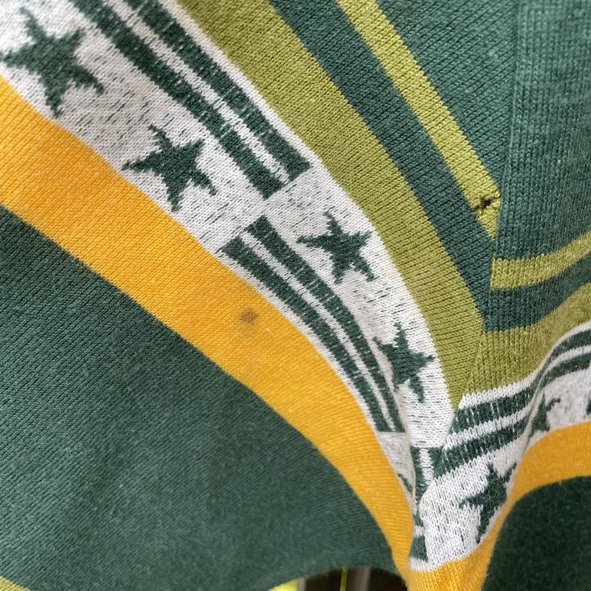 Vintage 🔥🇯🇵Vintage Retro Japan Made Striped Star Tee Size US M / EU 48-50 / 2 - 8 Thumbnail