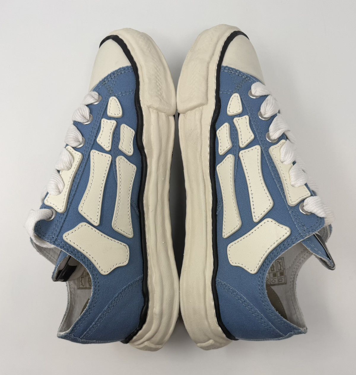 Amiri Amiri x Maison Mihara Yasuhiro Bones Petrson OG Sole Sneaker Size US 12 / EU 45 - 4 Thumbnail