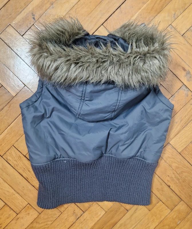 Japanese Brand Vintage faux fur Hood puffer vest y2k 2000s Size S / US 4 / IT 40 - 3 Thumbnail