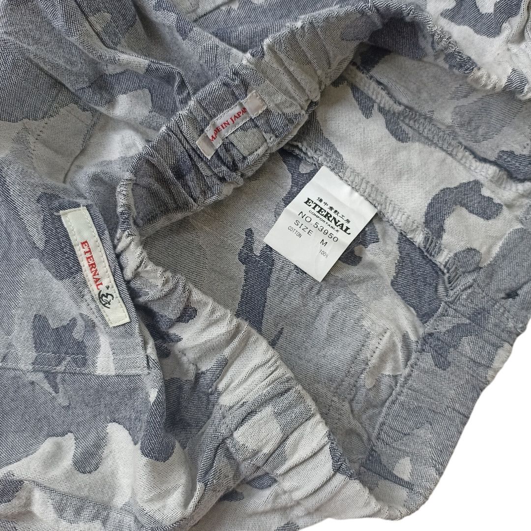 Eternal × Japanese Brand Vintage Y2K Eternal Grey Camo Short Pants Size US 30 / EU 46 - 5 Thumbnail