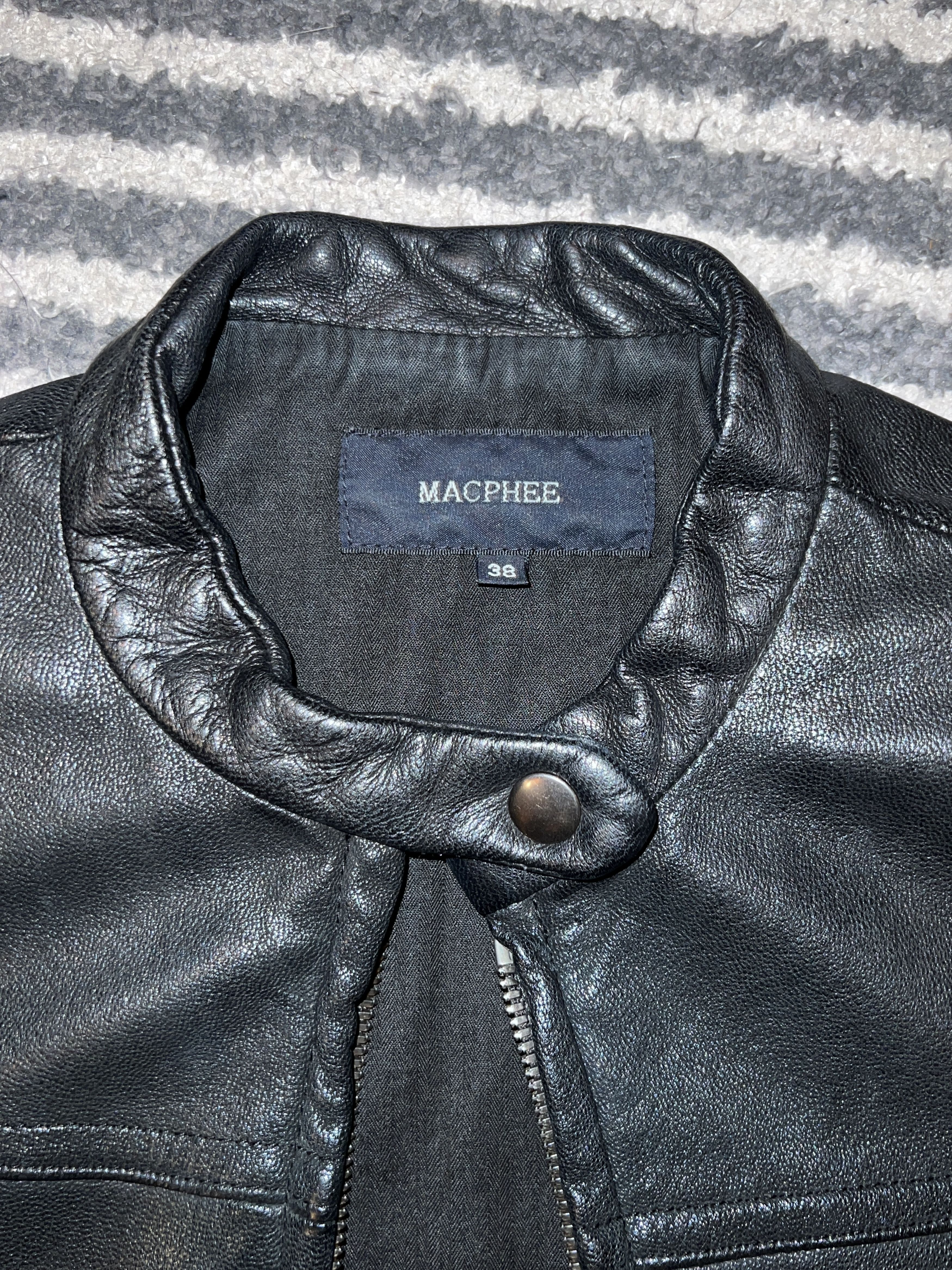 Japanese Brand Macphee Sheepskin Short Leather Rider Jacket Size M / US 6-8 / IT 42-44 - 3 Thumbnail
