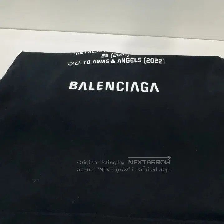 Balenciaga Balenciaga Black Logo Graphic T. Size US M / EU 48-50 / 2 - 9 Thumbnail