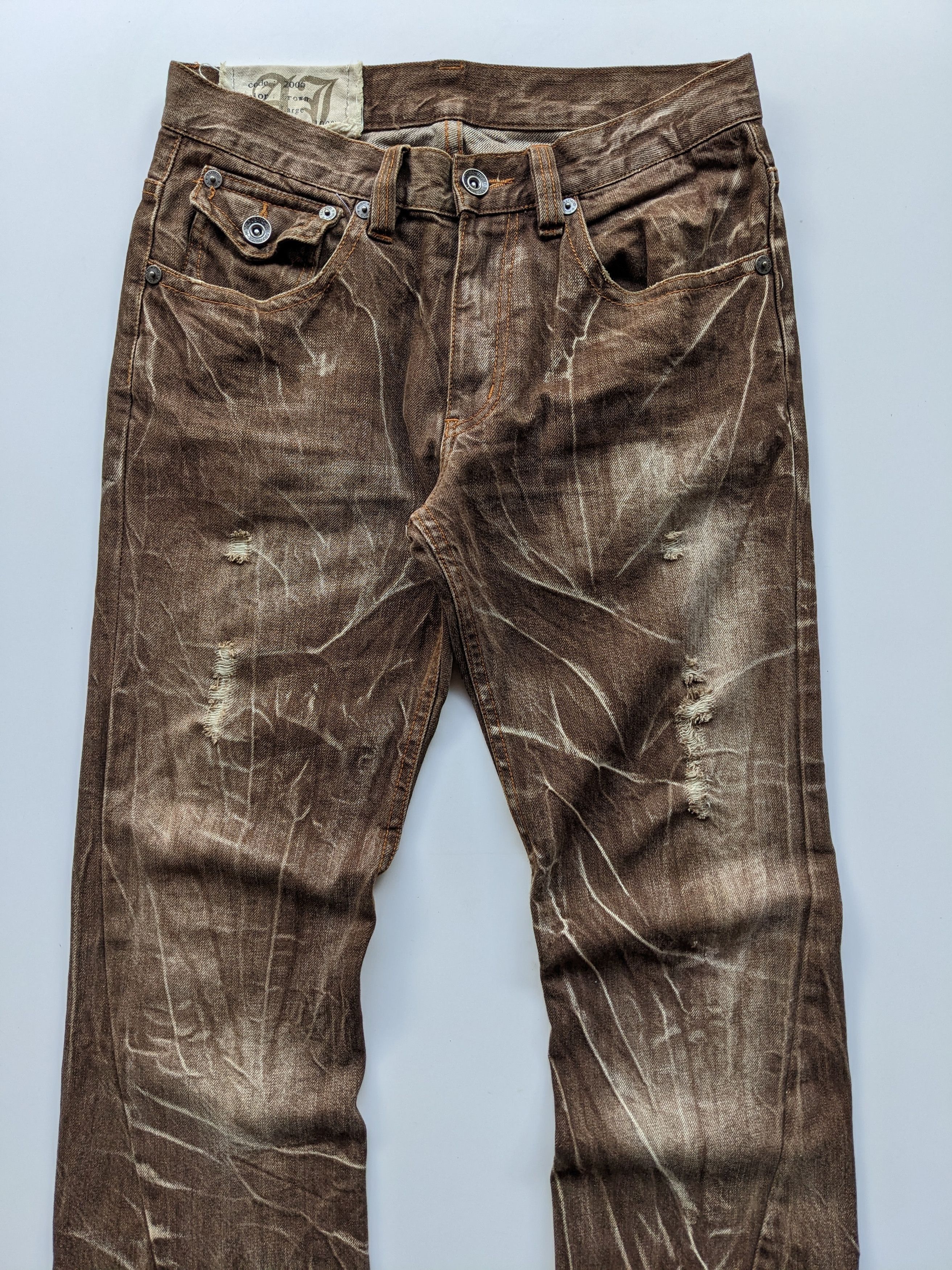 Le Grande Bleu (L.G.B.) × Tornado Mart Vintage 2006 clawmark flare jeans like tornado mart Size US 31 - 5 Thumbnail