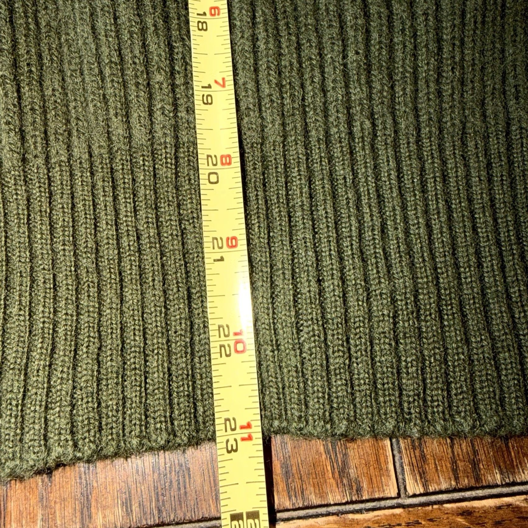 Commando DSCP Commando Sweater Mens Size 40 Green Wool Military Valor Collection Regular Fit Crew Neck Long Sleeve Vintage Size US L / EU 52-54 / 3 - 7 Thumbnail