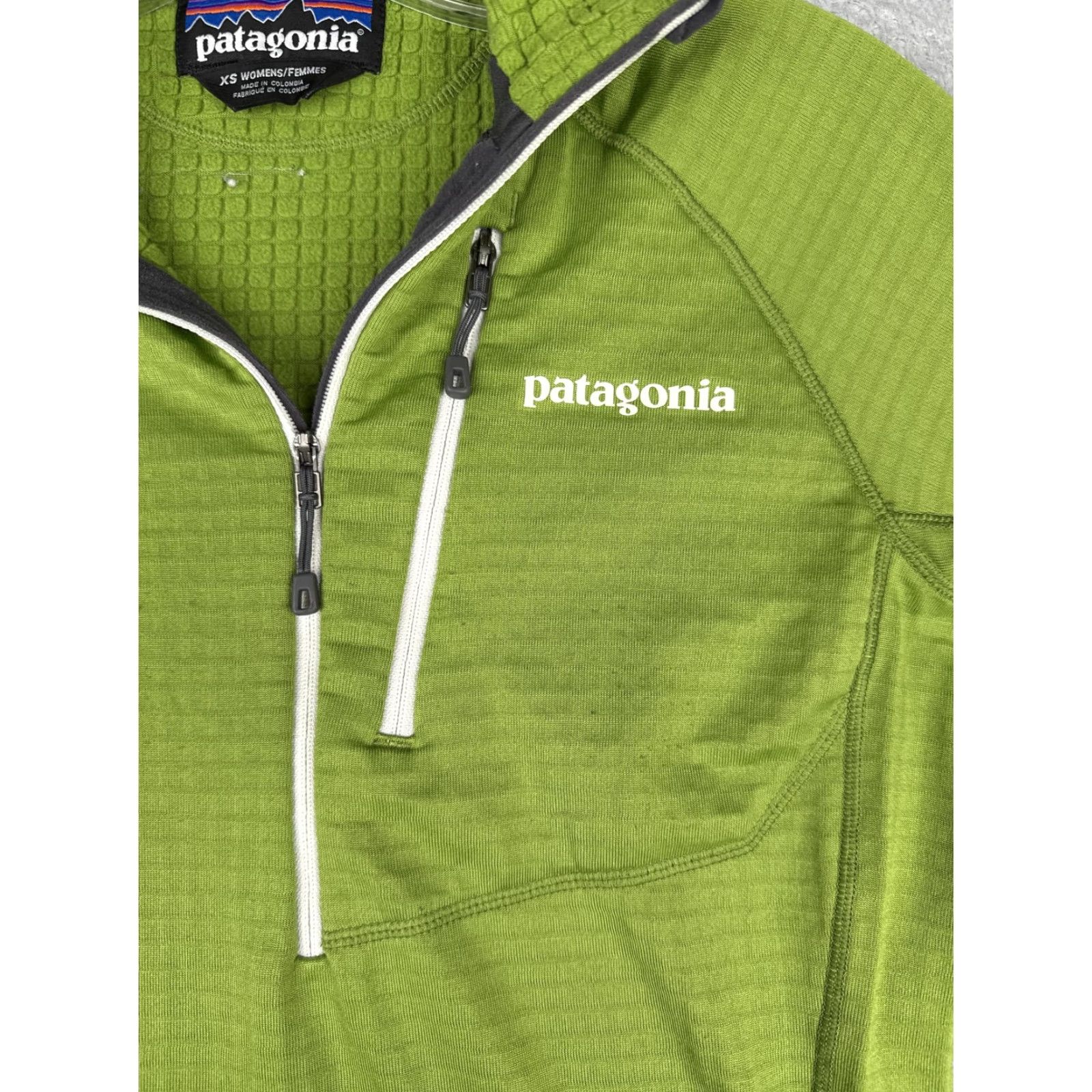 Patagonia Patagonia R1 Sweater Womens XS Green Polartec Power Grid Baselayer Pullover Mock Size XS / US 0-2 / IT 36-38 - 6 Thumbnail