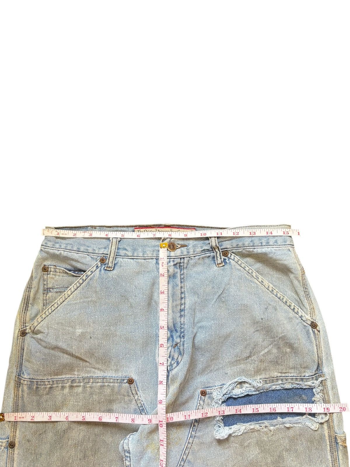 Arizona Jean Co. Vintage Arizona Double Knee Distress Carpenter Jeans Size US 31 - 6 Thumbnail